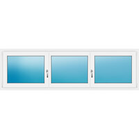 Fenster dreiflügelig 240x75.4 cm